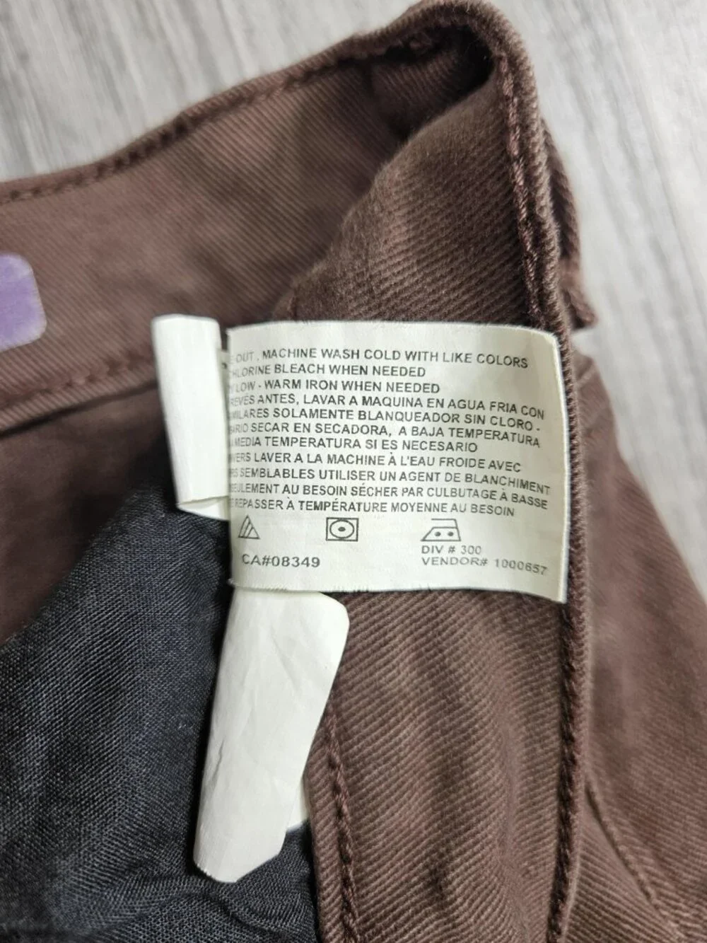 Gloria Vanderbilt Amanda Tapered Jeans‎ Womens 16 Brown High Rise Stretch Denim